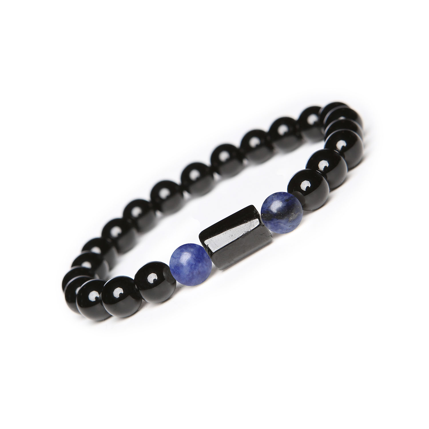 Bransoletka z Kamieni Naturalnych – Sodalit, Turmalin, Onyks. Kolekcja Arsil Stylowa bransoletka z Sodalitu, Turmalinu i Onyksu – odkryj wyjątkową energię w kolekcji Arsil.