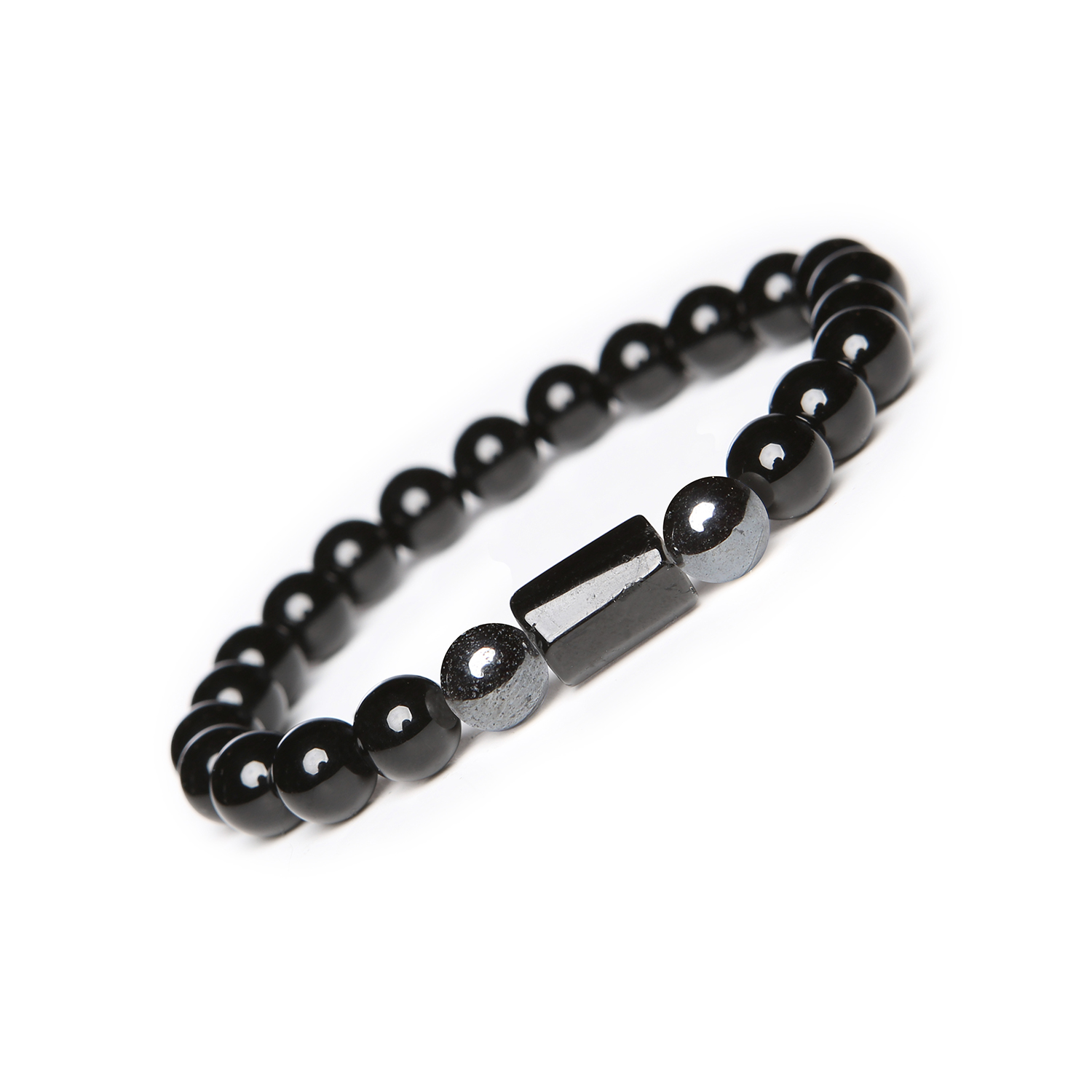 ransoletka z Kamieni Naturalnych – Hematyt Grafitowy, Turmalin, Onyks. Kolekcja Arsil Bransoletka z Hematytu Grafitowego, Turmalinu i Onyksu – wyrafinowana elegancja w kolekcji Arsil.