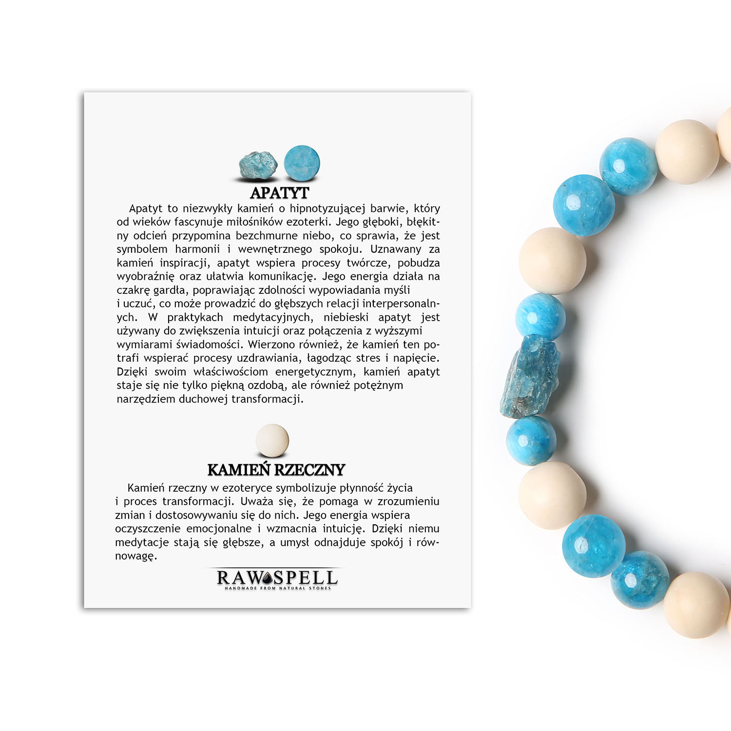 Bransoletka Fair z Apatytem i Kamieniem Rzecznym. Stylowa propozycja zarówno dla kobiet, jak i mężczyzn! Sprawdź teraz Elegancka bransoletka Fair z naturalnymi kamieniami: apatyt i kamień rzeczny, stworzona z myślą o damach i panach.