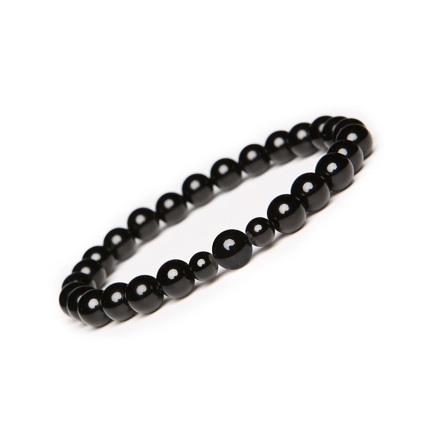 Onyks - Bransoletka z kolekcji Binthe. Stylowe akcesoria dla kobiet i mężczyzn Bransoletka z kolekcji Binthe wykonana z onyksu, dostępna w wersji damskiej i męskiej.