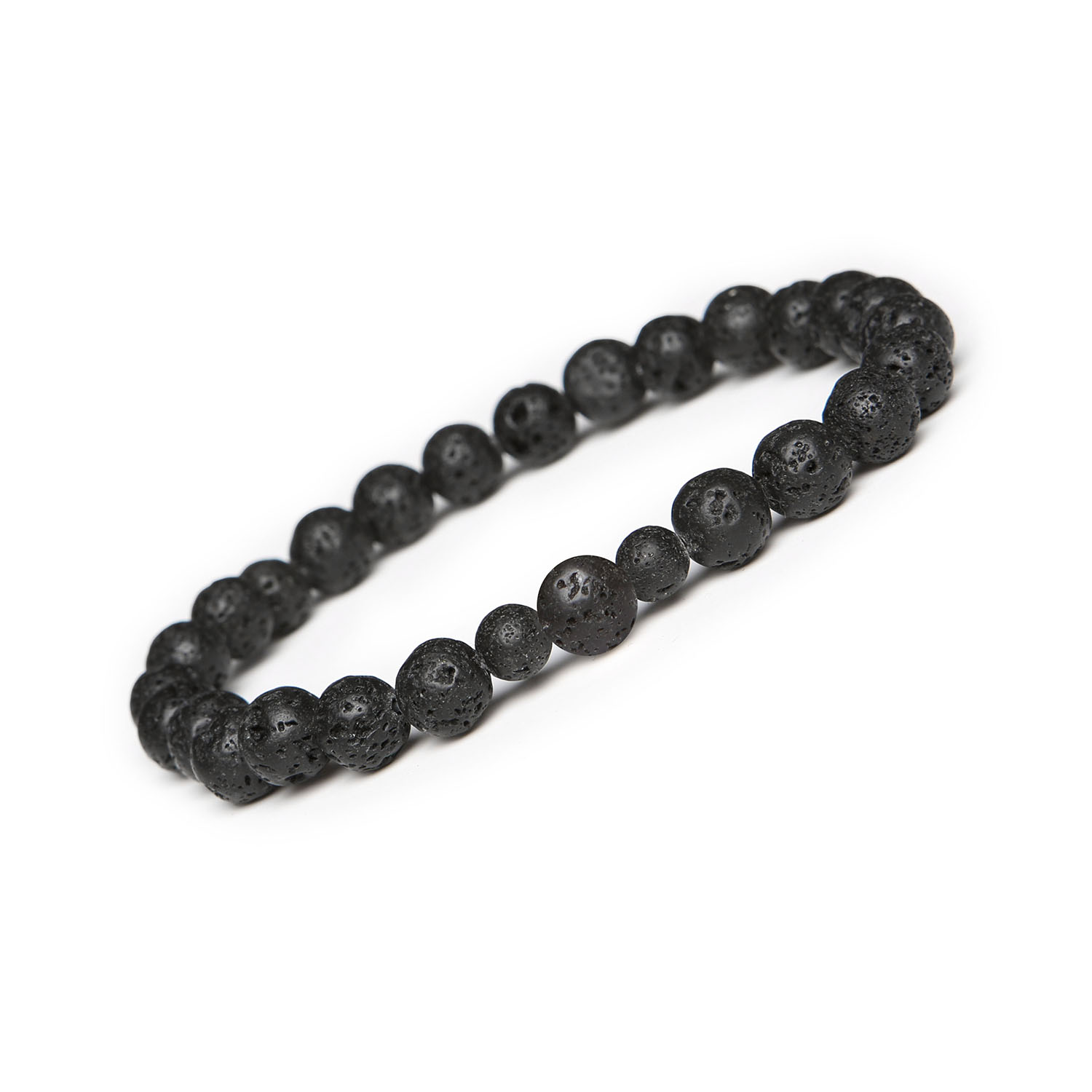 Stylowa bransoletka Binthe z lawy wulkanicznej - uniwersalna dla wszystkich Bransoletka z kolekcji Binthe z lawy wulkanicznej - idealna dla mężczyzn i kobiet.