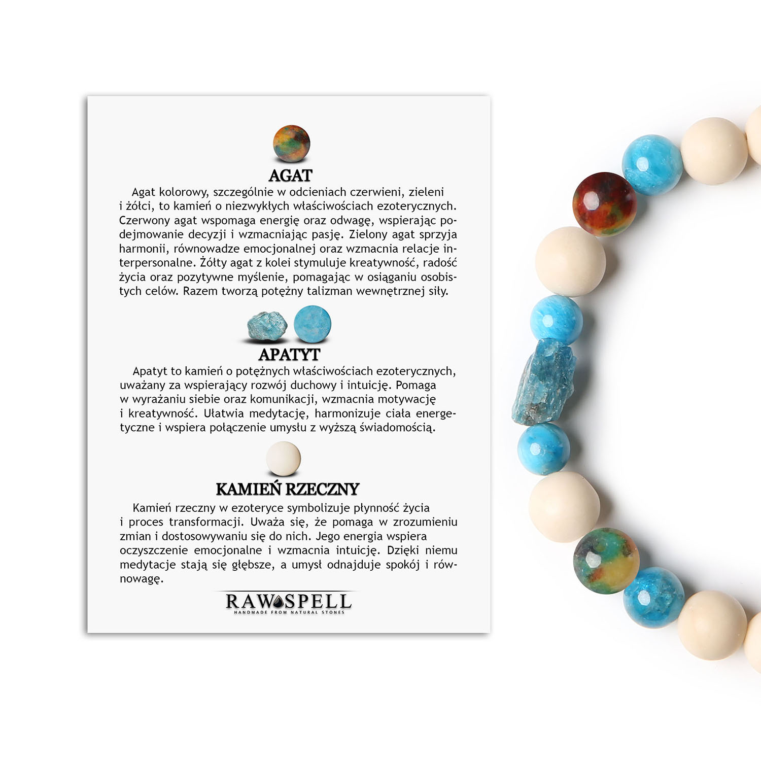 Stylowa bransoletka z kolekcji Fair Lawa Wulkaniczna, Agat i Kamień Rzeczny. Twój idealny dodatek - damski i męski Bransoletka z kolekcji Fair z lawą wulkaniczną, agatami i kamieniami rzecznymi, dostępna w wersji damskiej i męskiej.