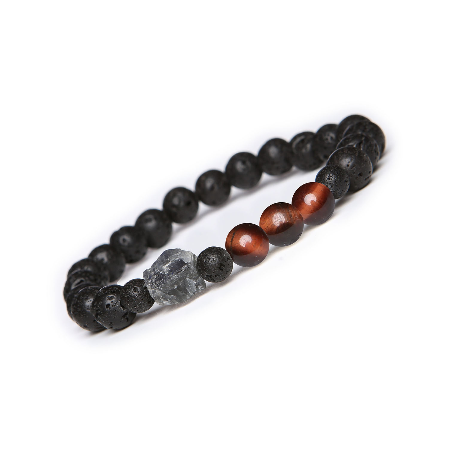 ransoletka Derdr Bawole Oko, Labradoryt, Lawa Wulkaniczna. Naturalne kamienie w stylu unisex. Idealna dla niej i dla niego Stylowa bransoletka Derdr z bawolim okiem, labradorytem i lawą wulkaniczną, stworzona z myślą o miłośnikach biżuterii z naturalnych kamieni.