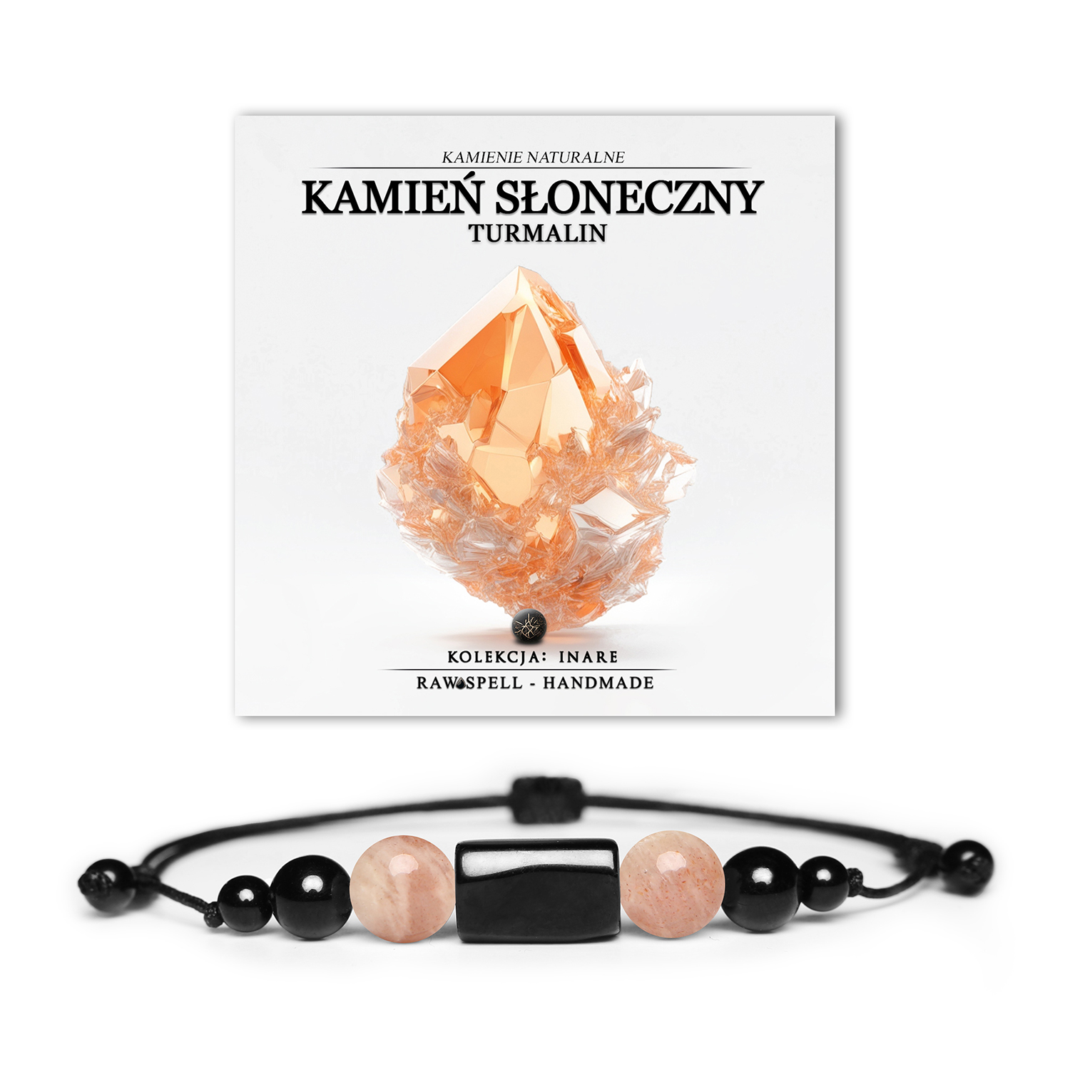 Męska bransoletka z kolekcji Inare, która podkreśla dynamikę. Występuje w kolorach naturalnych kamieni.