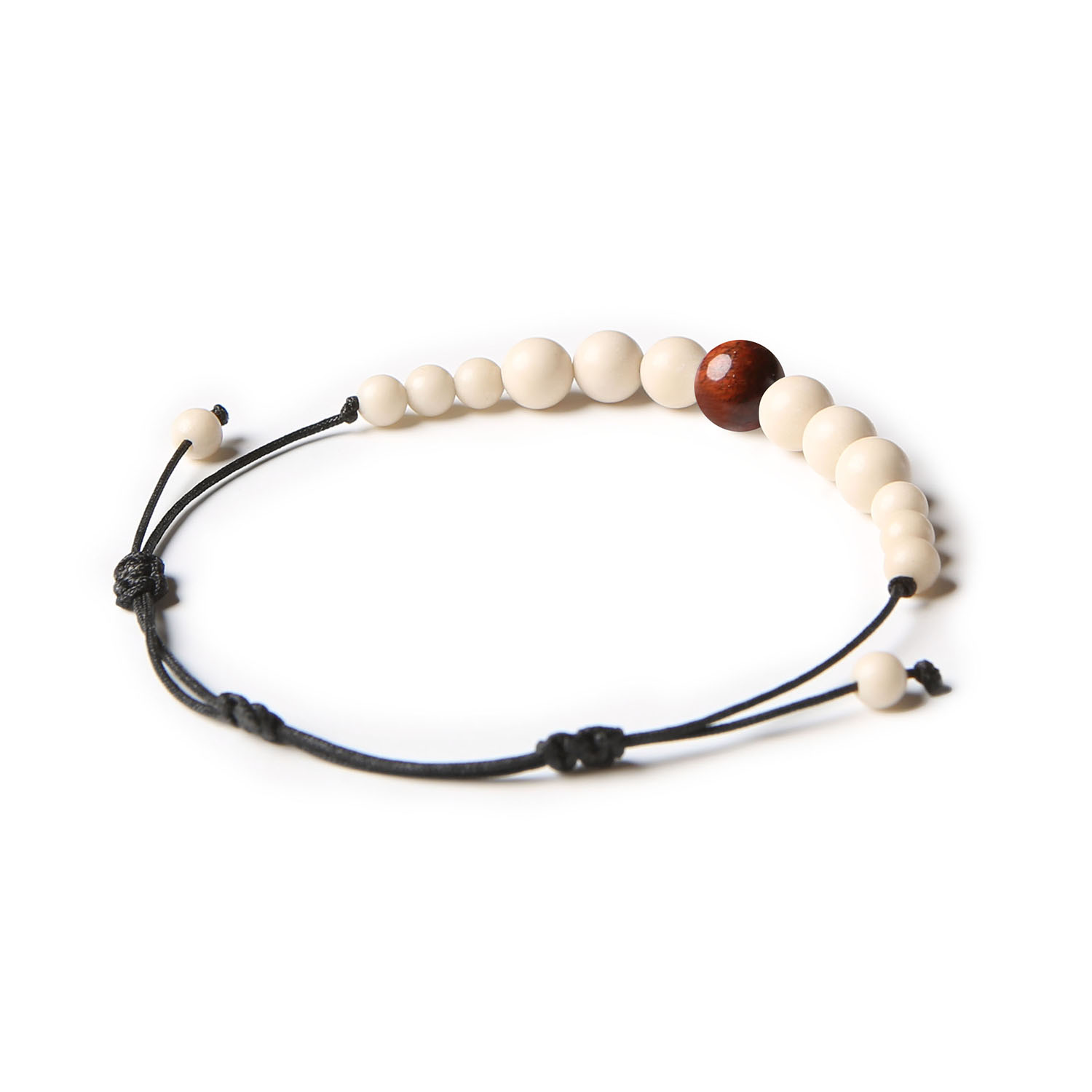 Kolekcja Jaue: bransoletka z naturalnymi kamieniami Bawole Oko i Kamień Rzeczny, idealna dla kobiet i mężczyzn.