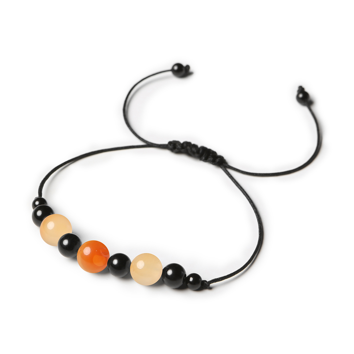 Kolekcja Haka damska i męska bransoletka z karneolem oraz turmalinem Kolekcjonerska bransoletka Haka z kamieniami karneolu i turmalinu, uniwersalna dla obu płci.