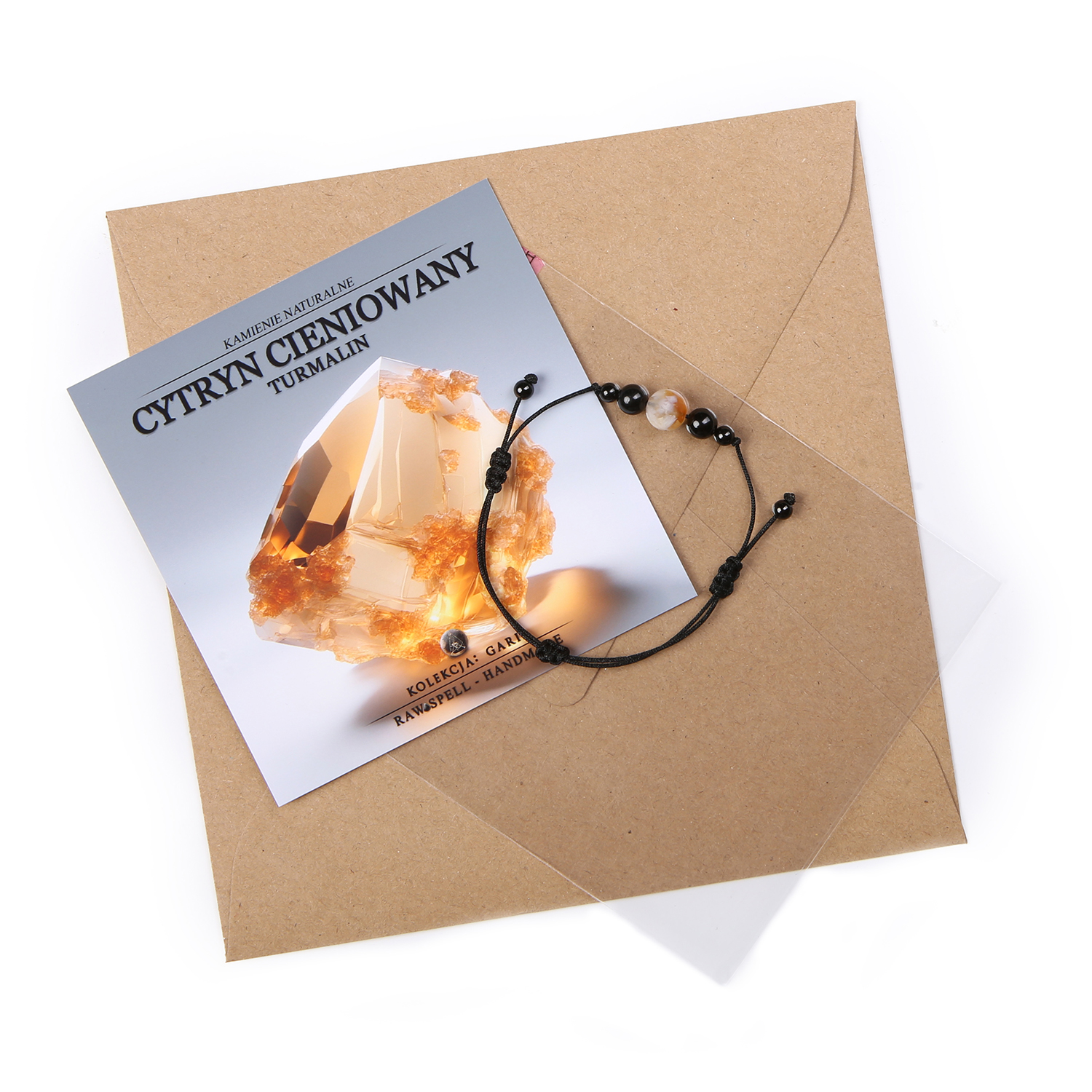 Pakowanie Bransoletek Sznurkowych - Koperta Stylowe pakowanie bransoletek na sznurku w eko kopercie! Idealny wybór na prezent. Ekologia i elegancja w jednym.