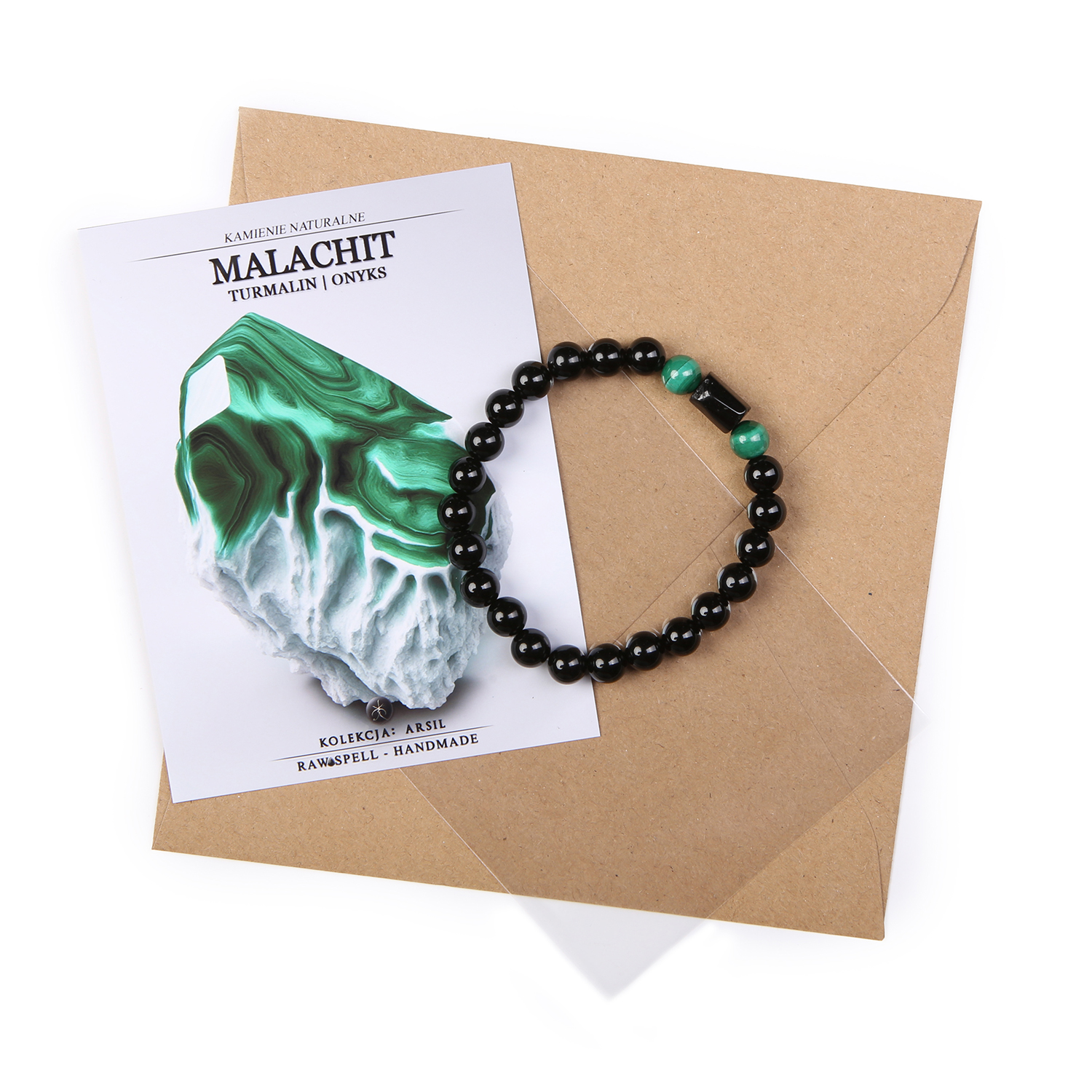 Pakowanie Bransoletek na Gumce - Koperta Ekologiczne pakowanie bransoletek na gumce w stylowej eko kopercie. Idealne na prezent! Dbanie o planetę w modnym wydaniu.