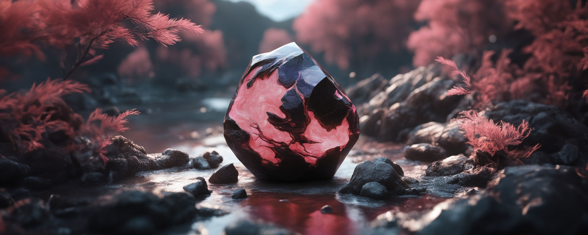 03 - Kamień Naturalny Rodonit Różowo-Czarny RawSpell - Bransoletki Bransoletka z Kamieni Naturalnych Rodonit Różowo-Czarny to elegancki akcent, który doda stylu i harmonii każdej stylizacji.