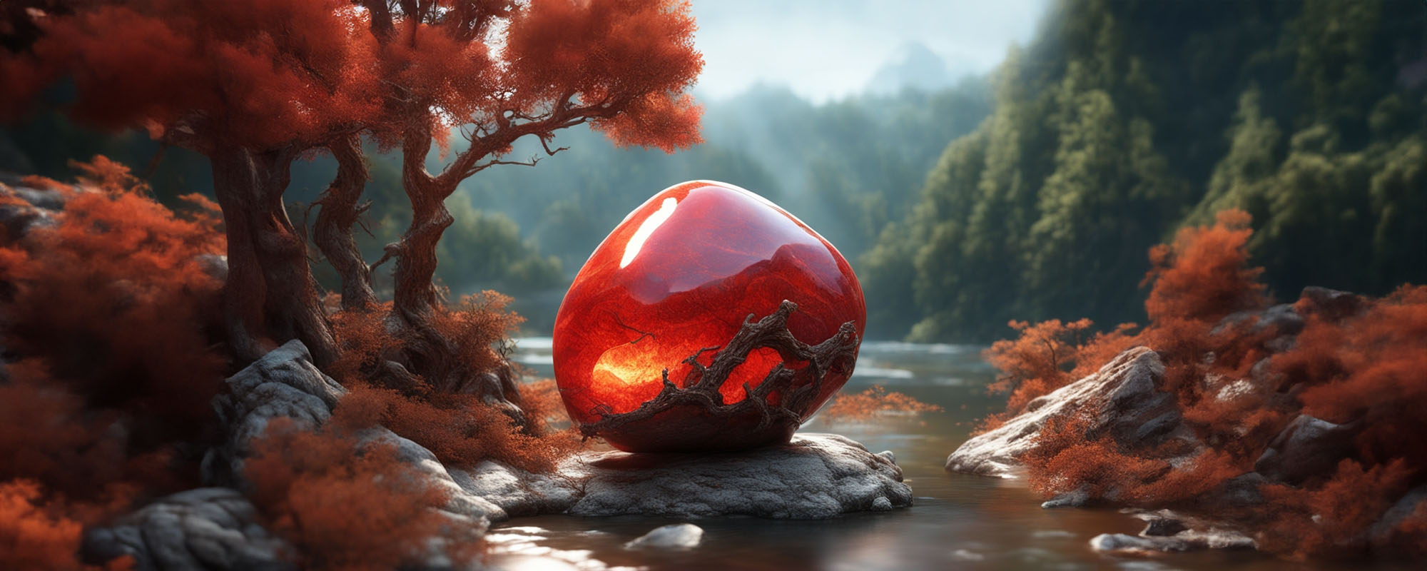 37 - Kamień Naturalny Agat Czerwony Crackle RawSpell - Bransoletki Bransoletka z Kamieni Naturalnych Agat Czerwony Crackle to magiczny akcent, który doda pewności siebie i harmonii każdej stylizacji.