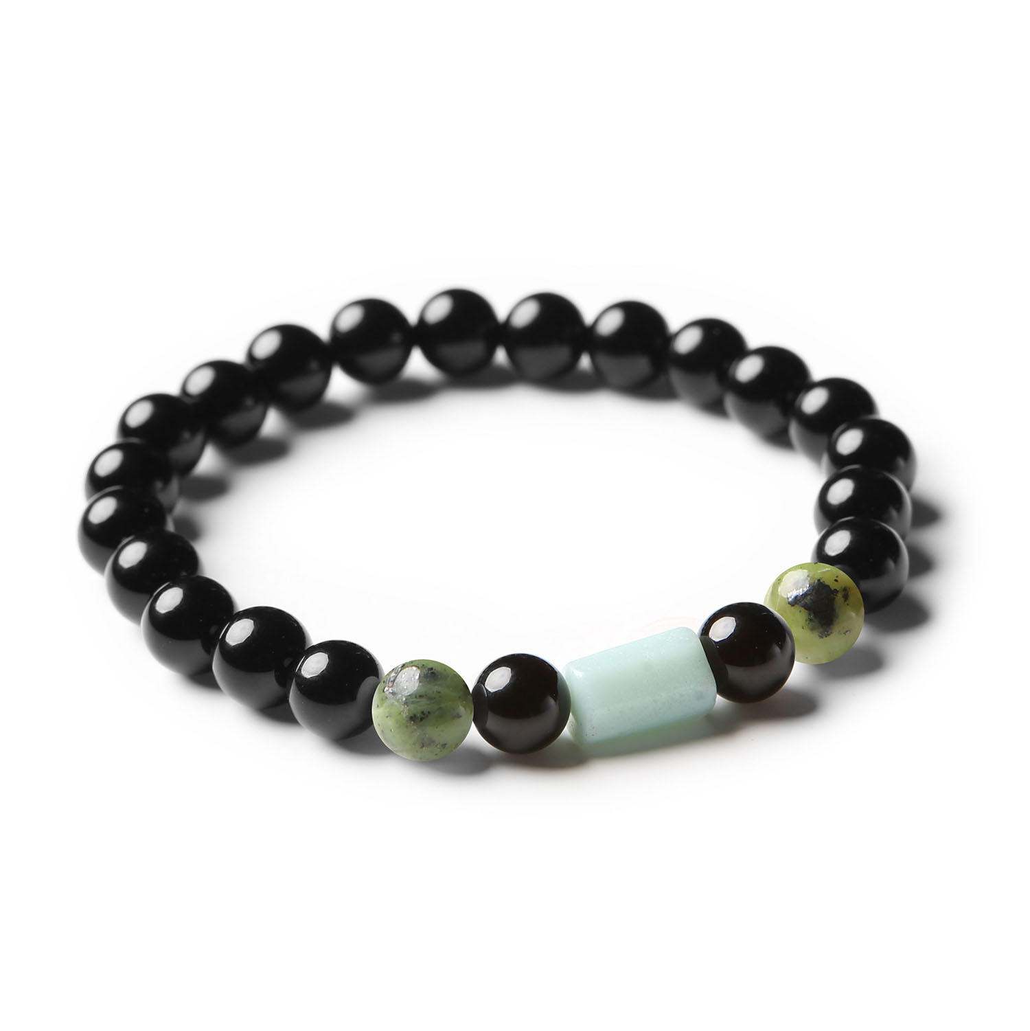 Wykwintna bransoletka dla kobiet i mężczyzn - kamienie naturalne, kolekcja Laeri