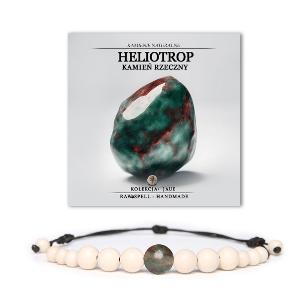 Bransoletka z kolekcji Jaue, Kamienie Rzeczne dla Mężczyzn Tekst Obrazka: Bransoletka z kolekcji Jaue, Naturalny Kamień dla Mężczyzn