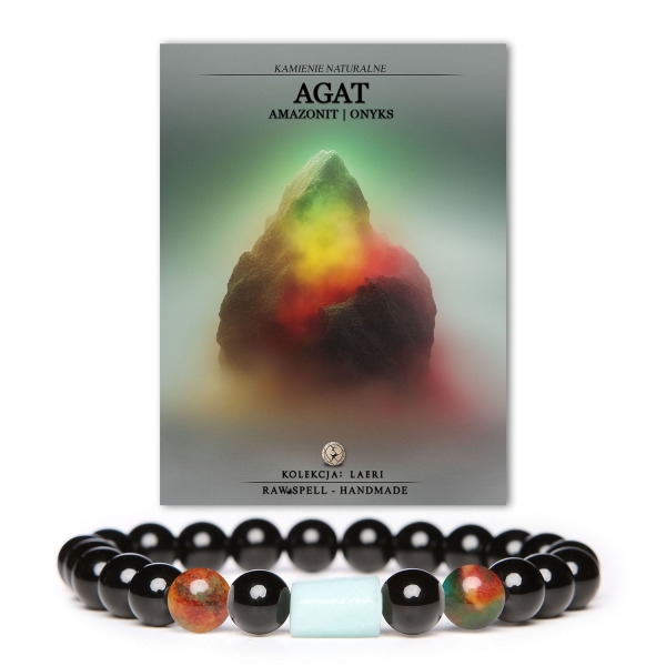 Wybierz swój styl z kolekcji Laeri - naturalne kamienie takie jak agat, amazonit i onyks to perfekcyjny komplement każdej garderoby.