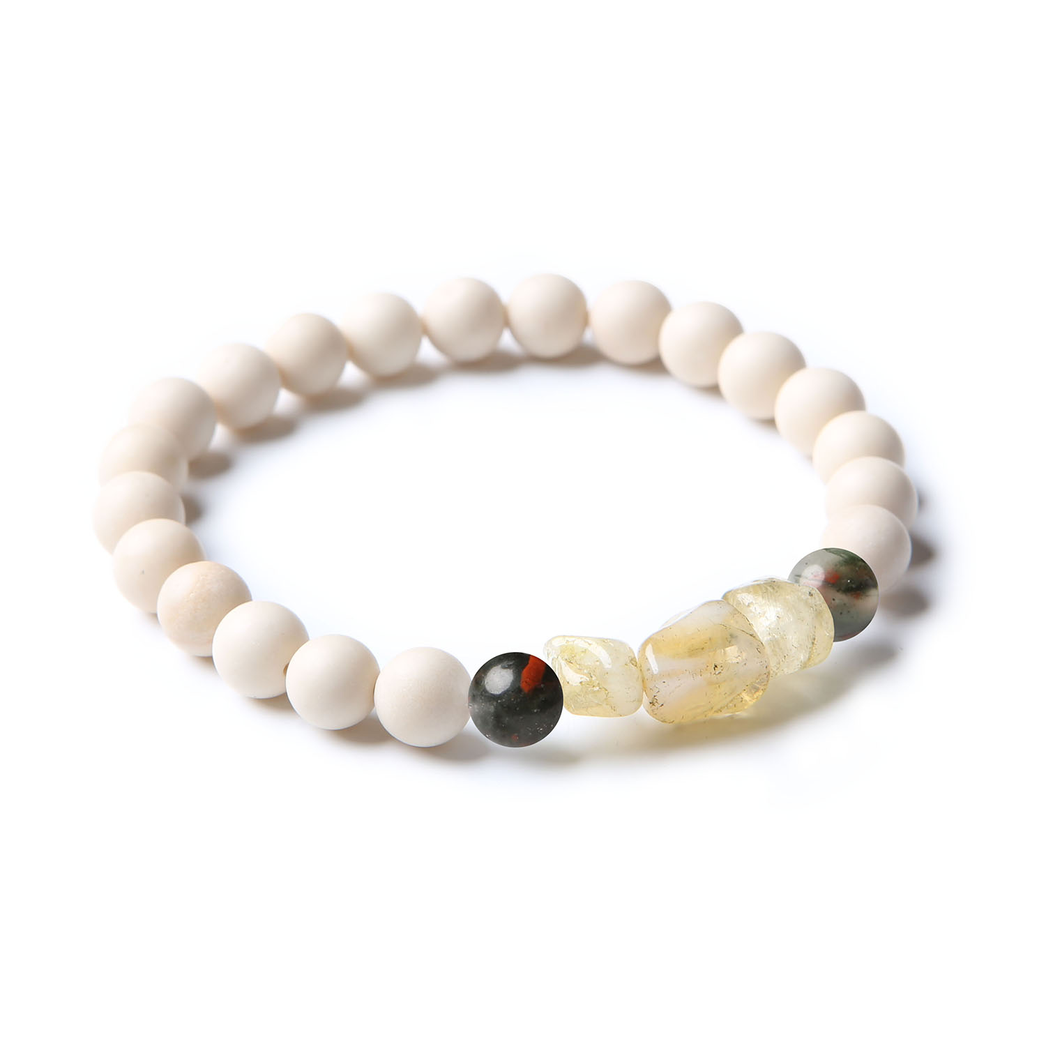 Bransoletka z kolekcji Cymiri, kamienie naturalne, pięknie wygląda, niezwykle elegancko.