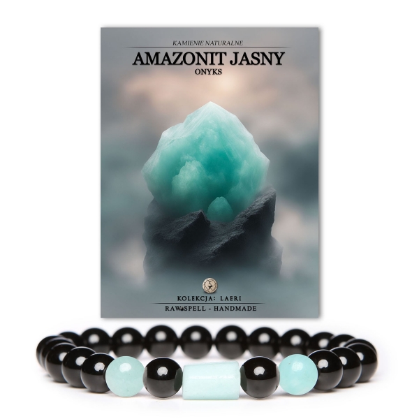 Bransoletka z kolekcji Laeri - Amazonit Jasny dla Wszystkich