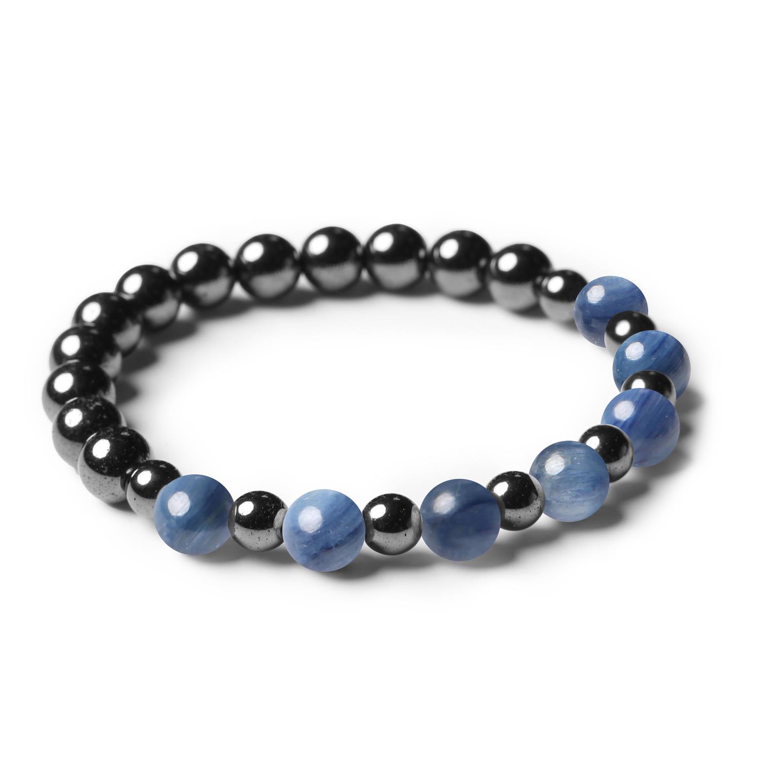 Stylowa biżuteria Kyanit i Hematyt grafitowy z kolekcji Mijaha dla kobiet i mężczyzn - idealne połączenie elegancji i unikalności.