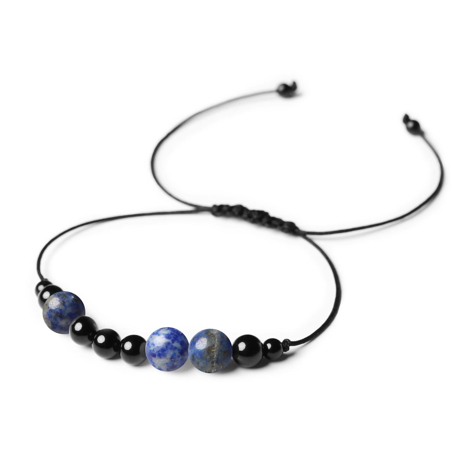 Kolekcja Orila Bransoletka z kamieni naturalnych Lapis Lazuli Turmalin dla Kobiet i Mężczyzn Naturalne kamienie Lapis Lazuli i Turmalin w bransoletce Orila, dla kobiet i mężczyzn – kolekcja Orila.